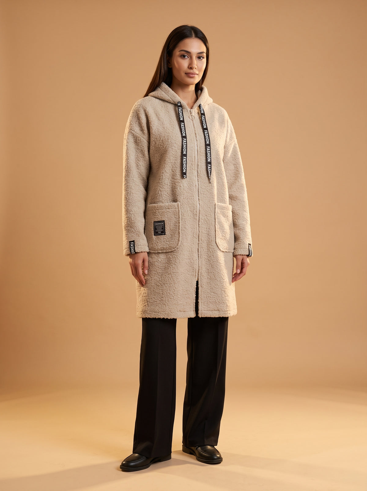 Buklet Hırka - Taş - Butik Dubai büyük beden buklet hırka