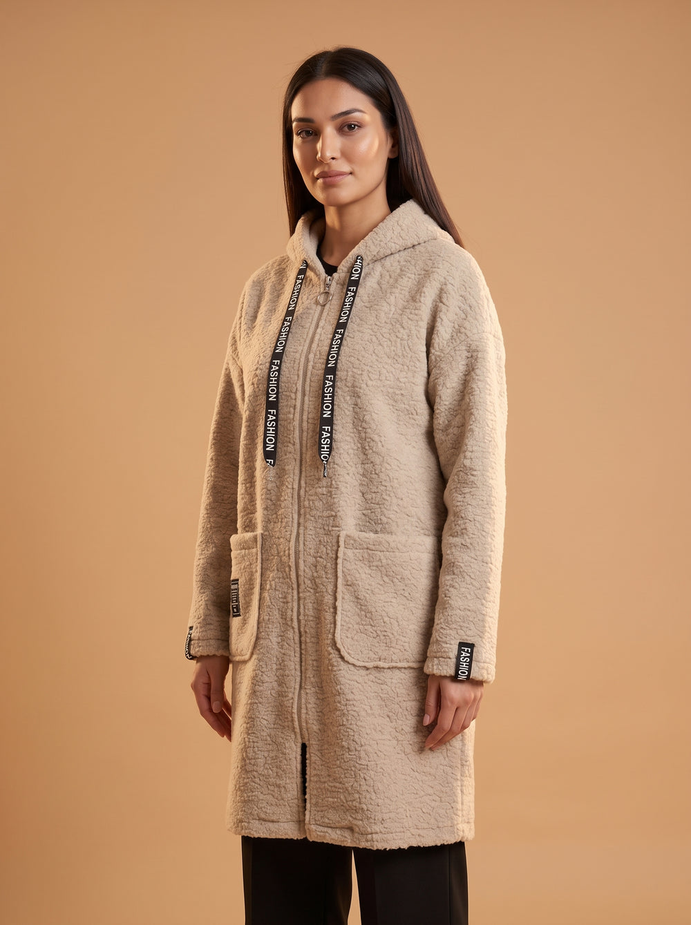 Buklet Hırka - Taş - Butik Dubai büyük beden buklet hırka